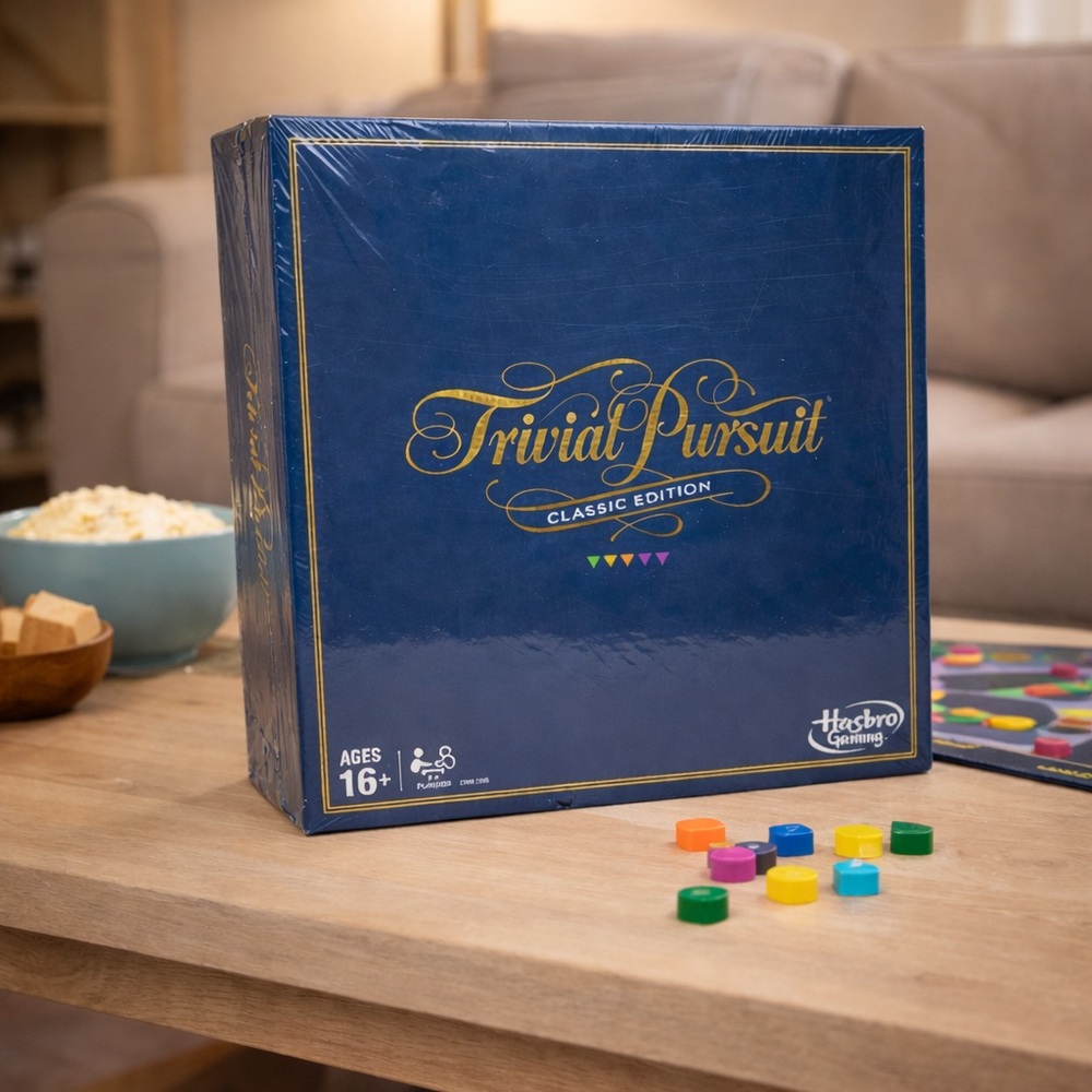 Trivial Pursuit Classic Edition Board Game –New Factory Sealed – 2,400 Questions